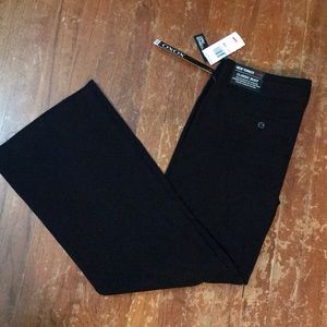 Black boot cut dress pants